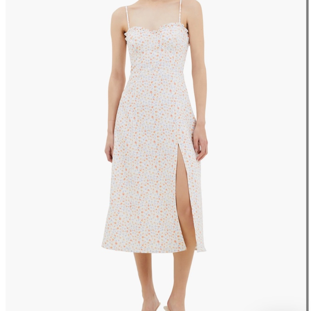 French Connection Echo Ruffle Slipdress